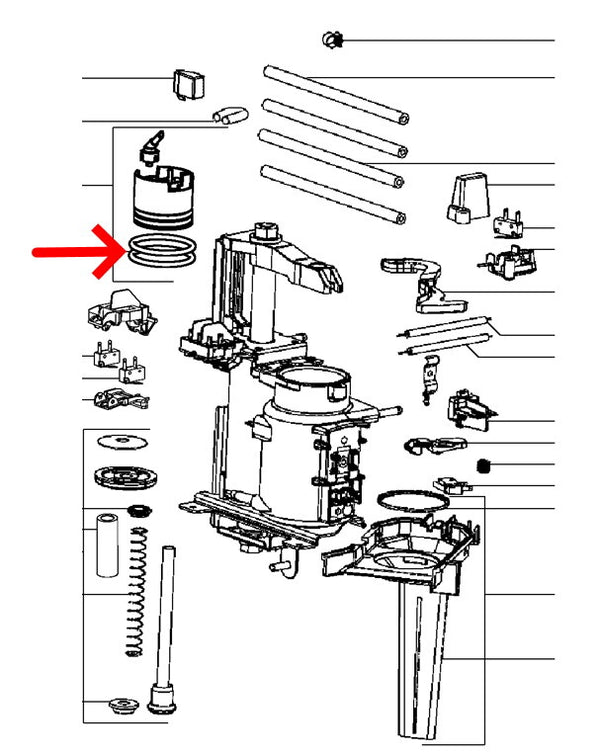 Krups Dichtung Kolben Maschine Caffè Schenken Arabica Falcon 4 Und XP Ab