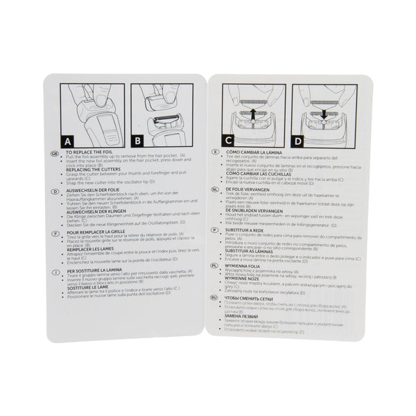 Remington Cabezal Lámina Hojas Red Rasuradora Barba Comfort Series PF7400 PF7500