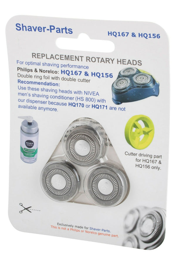 Philips testine lame rasoio HQ156 HQ167 HQ5615 HQ5616 HQ5620 HQ5655 HQ56