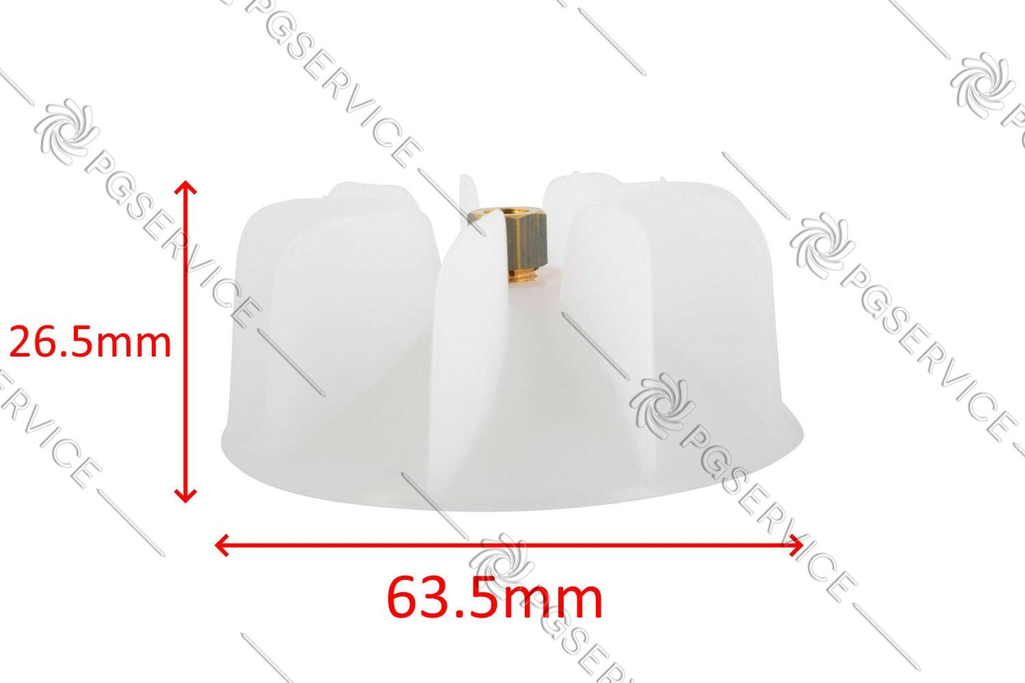 Elchim Lüfter 63.5mm 26.5mm 4mm Föhn 8th sense Mailand 3900 Healthy