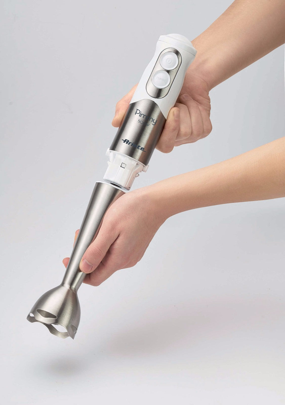 Ariete Pimmy Metal 500W 3 en 1 mixeur plongeant + fouet crème dessert + hachoir