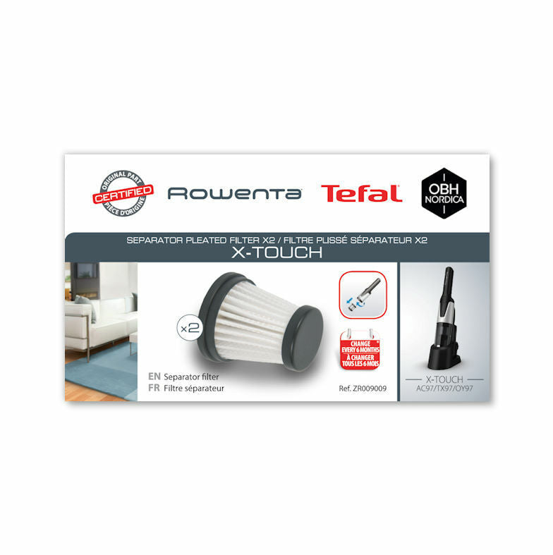 Rowenta Tefal filtro HEPA aspirabriciole aspirapolvere X-Touch AC9736 TX9736