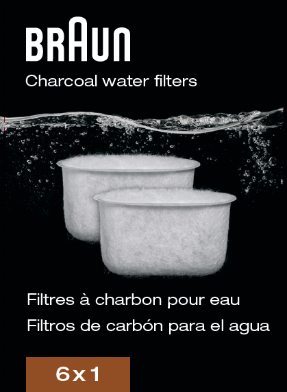Braun kit 6x filtro ai carboni macchina da caffè filtro americana KF60 KF70