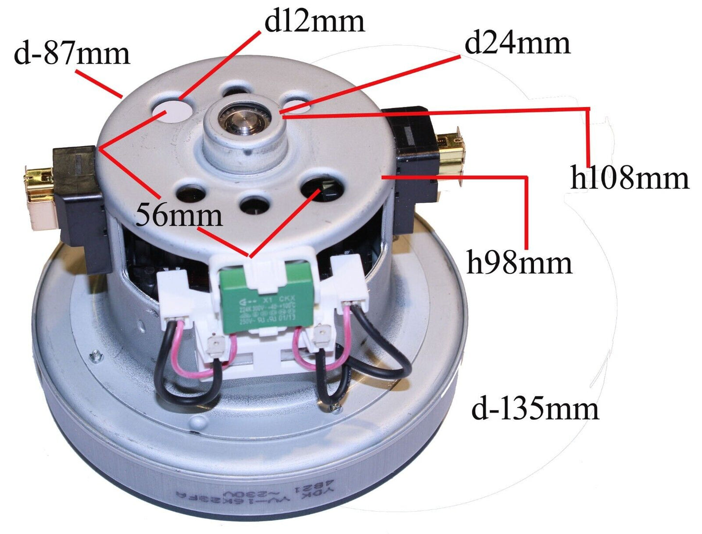 Dyson motore YDK YV-16K23FA aspirapolvere DC19 DC28 DC29 DC33 DC37 DC39