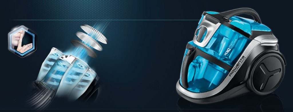 Rowenta RO8341EA aspirapolvere Silence Force Multi Cyclonic senza sacco parquet