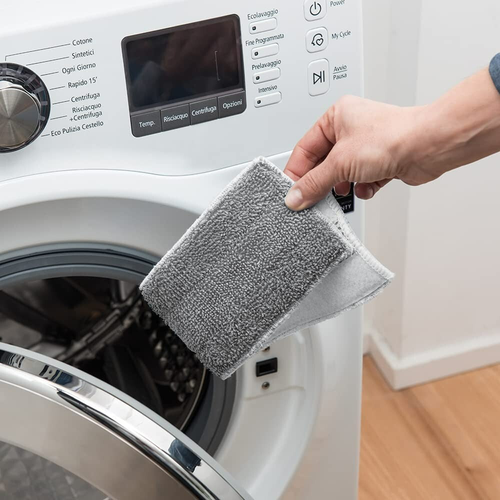 Polti 2 cârpe delicate microfibră pentru geamuri și feronerie pentru mop cu aburi Moppy