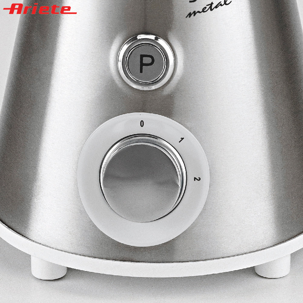 Ariete frullatore Blendy Metal 561 caraffa in vetro 800ml lama in acciaio inox