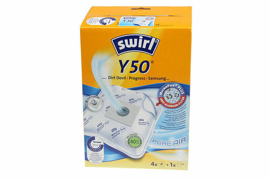 Swirl Y50 4 sacchi microfibra aspirapolvere Clatronic AFK Bestron Sanyo Taurus