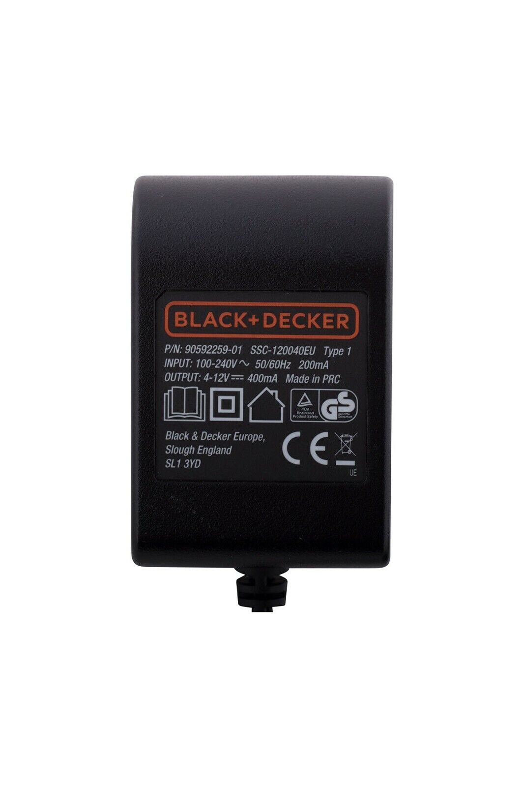 Black & Decker caricatore carica batterie trapano EGBL108 GKC108 HPL106 HPL10