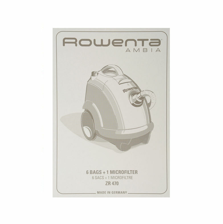 Rowenta 6x sacchi microfibra originali aspirapolvere Ambia RO220 RO240 RO3011