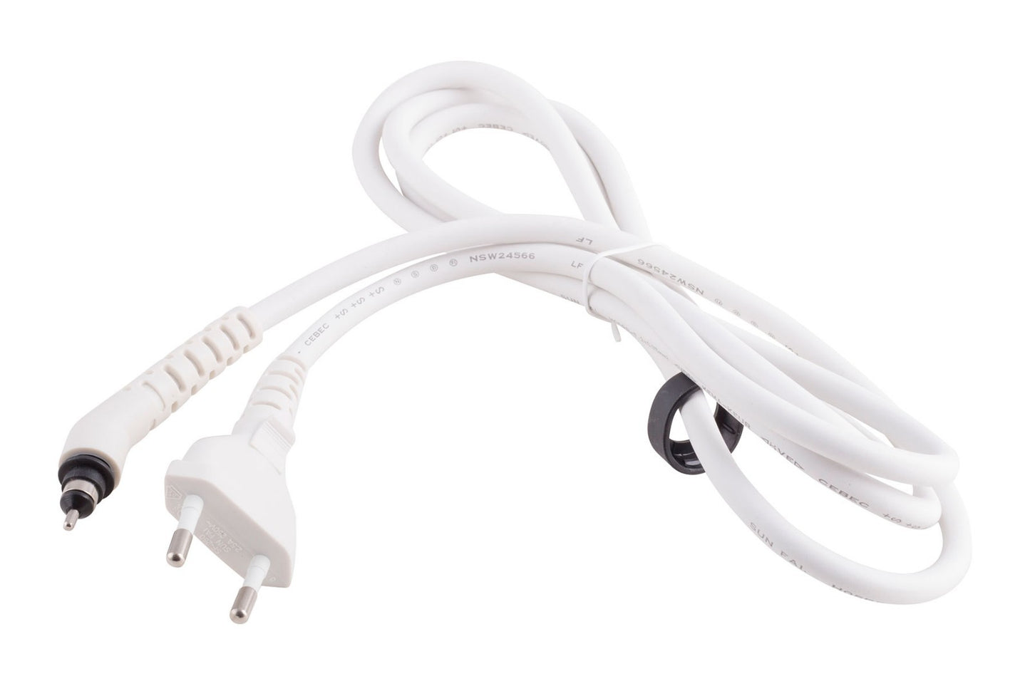 Rowenta Stromkabel Weiß Platte Haare NSW24566 H05RR-F 2x0.75mm 3mt