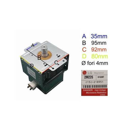 Magnetron LG 2M226 per forno a microonde Delonghi Samsung Whirlpool Smeg Rex