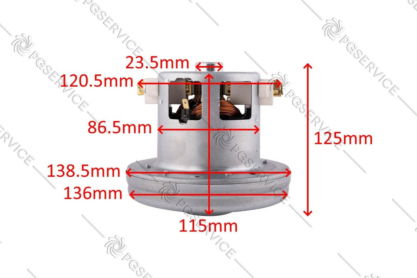 Rowenta motore Domel 462.3.652 aspirapolvere Silence Force RO45 RO47 RO80