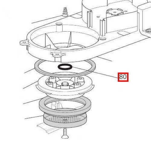 Delonghi guarnizione 12mm OR 115 macchina caffè Dedica Specialista EC685 EC850