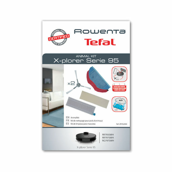 Rowenta zestaw Animal ściereczki szczotki filtry odkurzacz robot Xplorer 95 RR7987