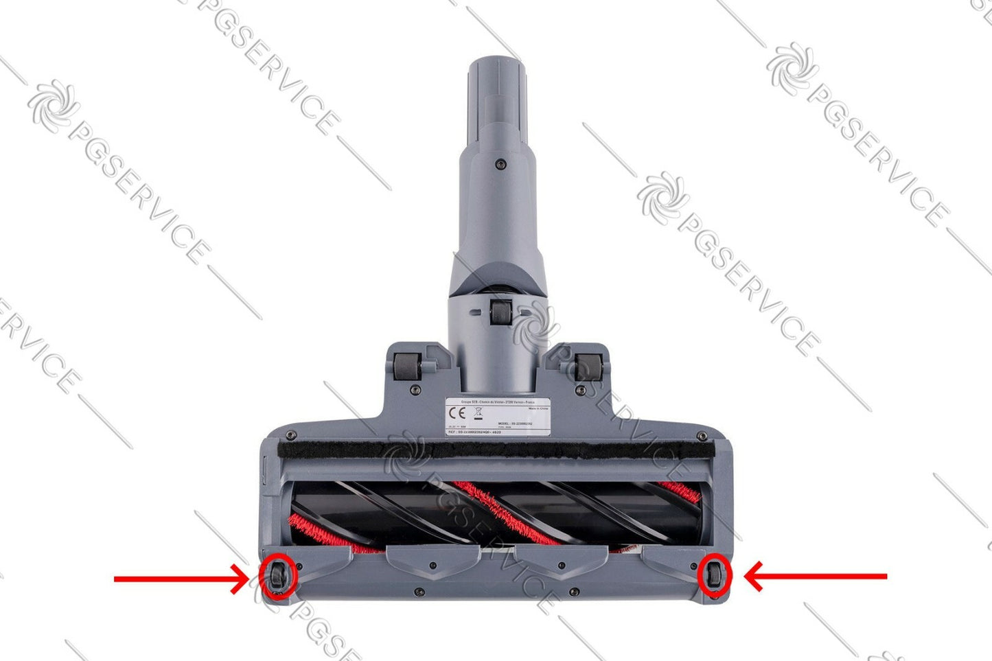 Rowenta koła osie przednie szczotka miotła XForce 11.60 14.60 RH98 RH9878 RH99
