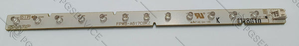 Sharp scheda LED FPWB-A617CBKZ luci laterale frigorifero SJF750SP SJF800SP