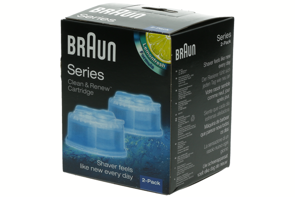 Braun cleaning cartridge kit cleaning care maintenance cleaning razors Clean Renew CoolTec