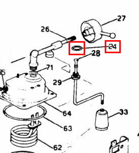 Delonghi guarnizione OR piastra tubo cappuccino Stirella Caffè Venezia Selecta