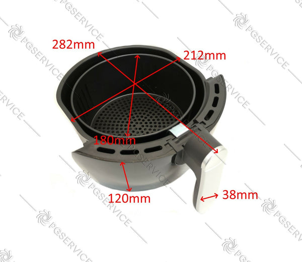 Ariete Conteneur Panier Manche Tiroir Friteuse Airy Fryer Numérique 4616