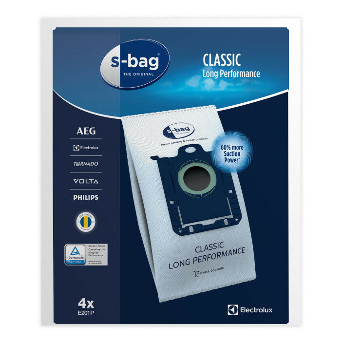 Electrolux AEG Philips E201P 4x sacchi microfibra S-Bag aspirapolvere Excelio