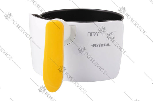 Ariete ciotola contenitore maniglia gialla friggitrice Airy Fryer Mini 4615