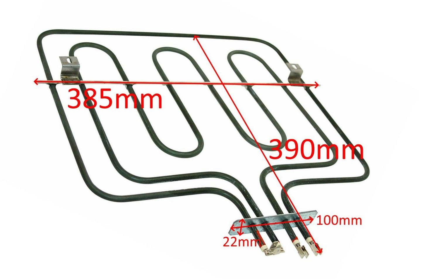 Resistenza doppia 800W 1750W forno incasso Electrolux Rex EKC EKE EKM EOB ZCC