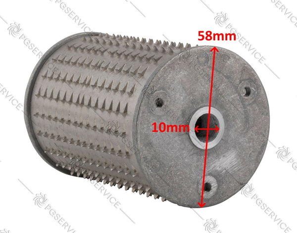 Quick Mill Rouleau Denté Lame 95mm 10mm Original pour Râpe 0148 0149