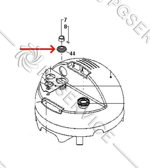 Polti guarnizione manopola vapore Vaporetto Cimex Sani System Eco Pro 3000 3.0