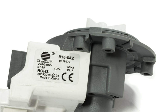 Pompe Échappement Hanyu B15-6AZ 40W Machine à Laver Smeg Beko Dg Wht Wtr Dnm EV5