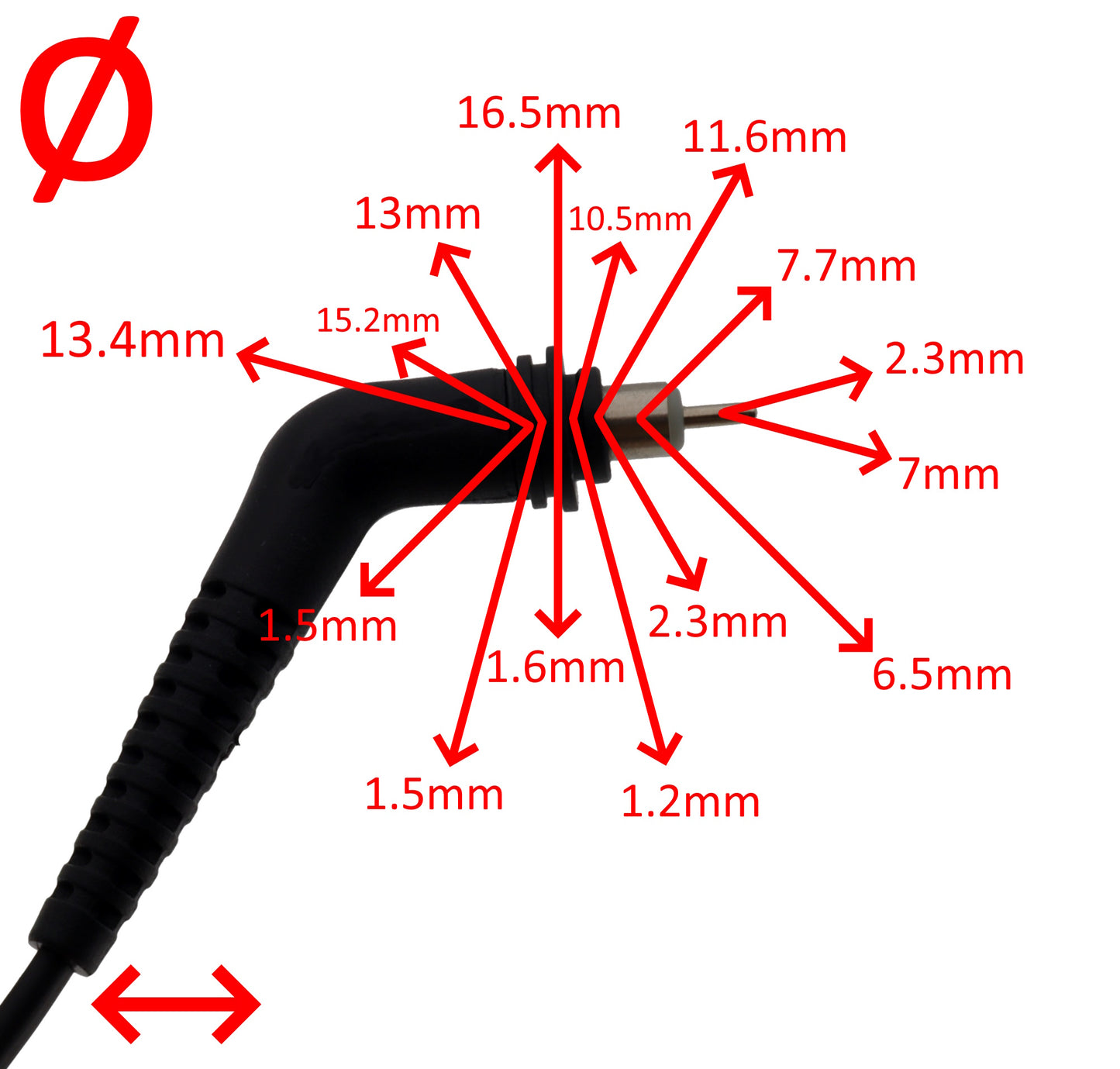 Cavo di alimentazione piastra per capelli per GHD Salon Mini Styler 4 4.3B 5.0 NOTE!
