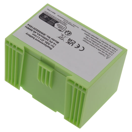 Batterij 14.4V 3400mAh 75x52x52mm robotstofzuiger voor iRobot Roomba E5 I7 J7 ABL-D1 ABL-D2