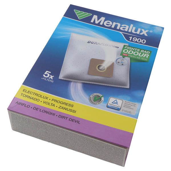 Menalux 1900 5x microfibre vacuum cleaner bags Severin Solac Trisa Ufesa Vitek
