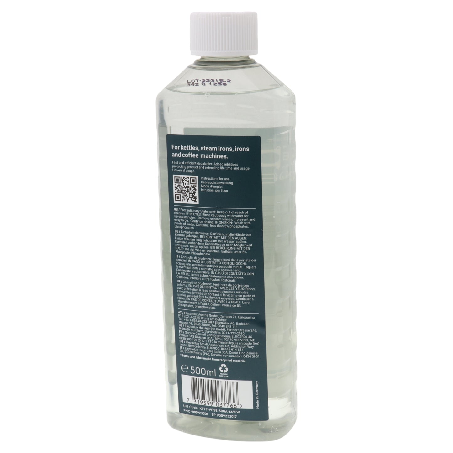 Electrolux decalcificante disincrostante anti calcare 500ml macchina caffè ferr