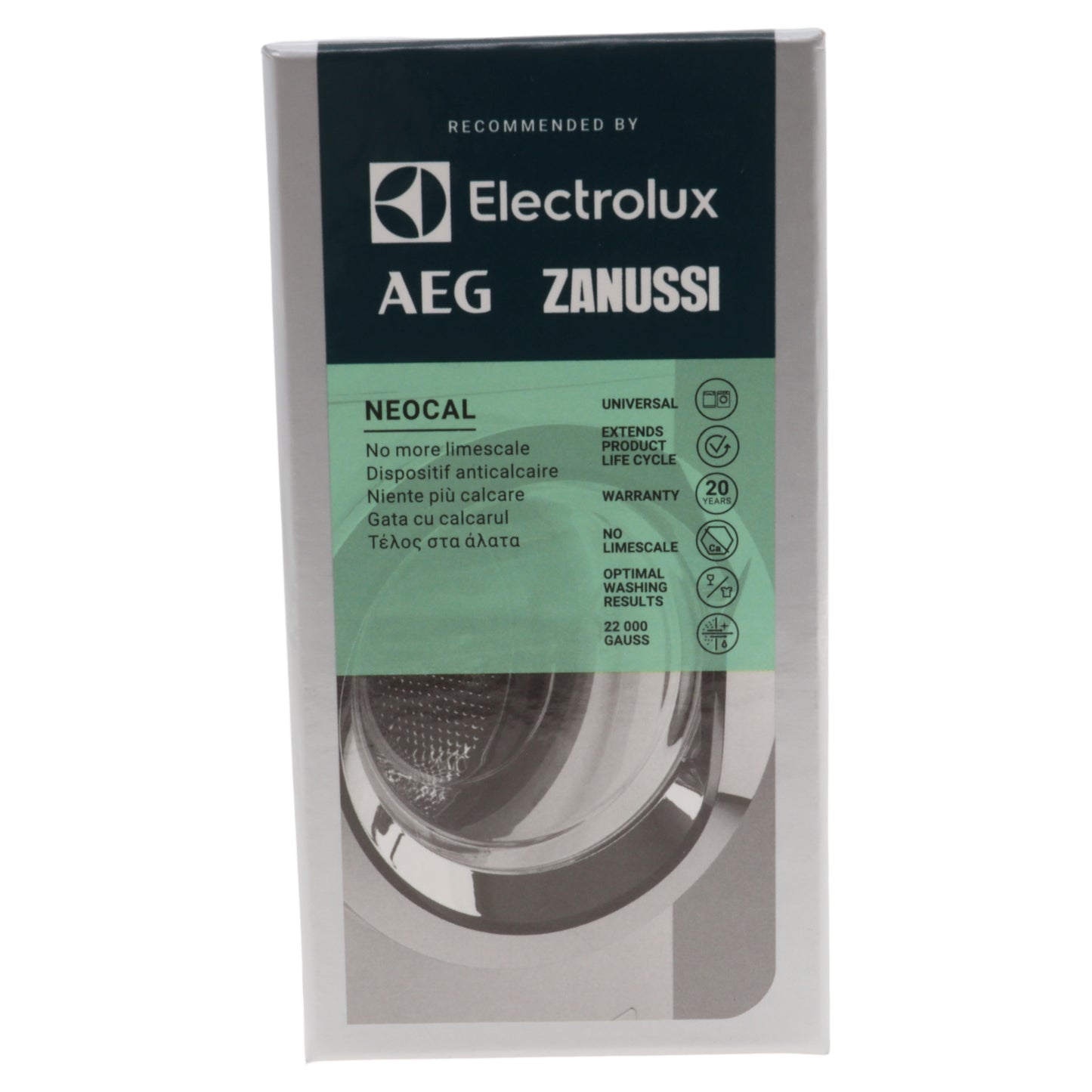 Electrolux NeoCal Prime magnetic descaler universal dishwasher washing machine