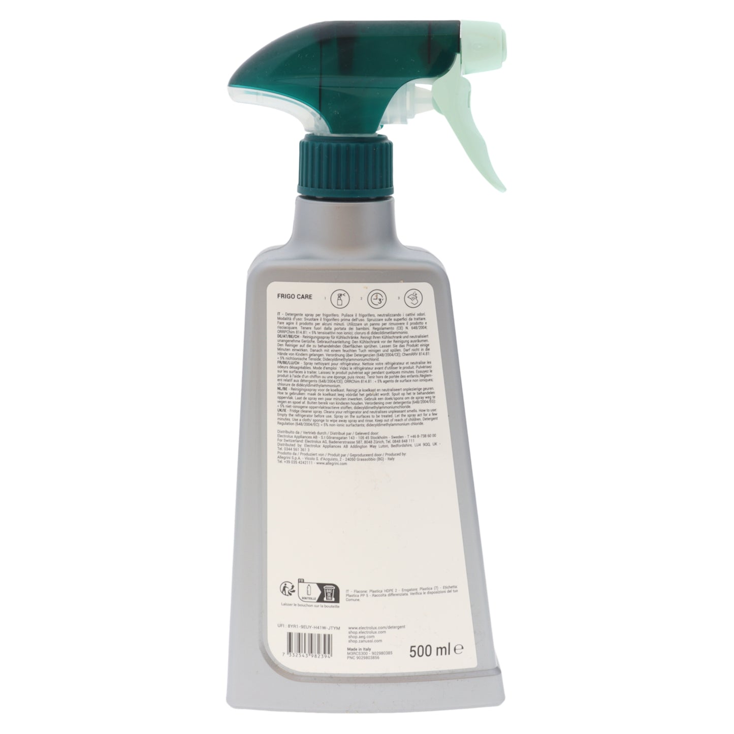 Electrolux detergente igienizzante frigorifero spray senza risciacquo 500ml