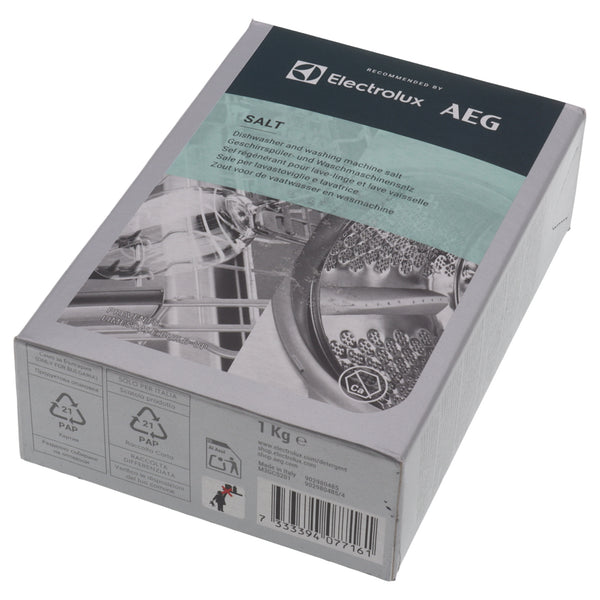 Electrolux AEG Zanussi 1kg sale lavastoviglie lavatrice rinnovo decalcificatore