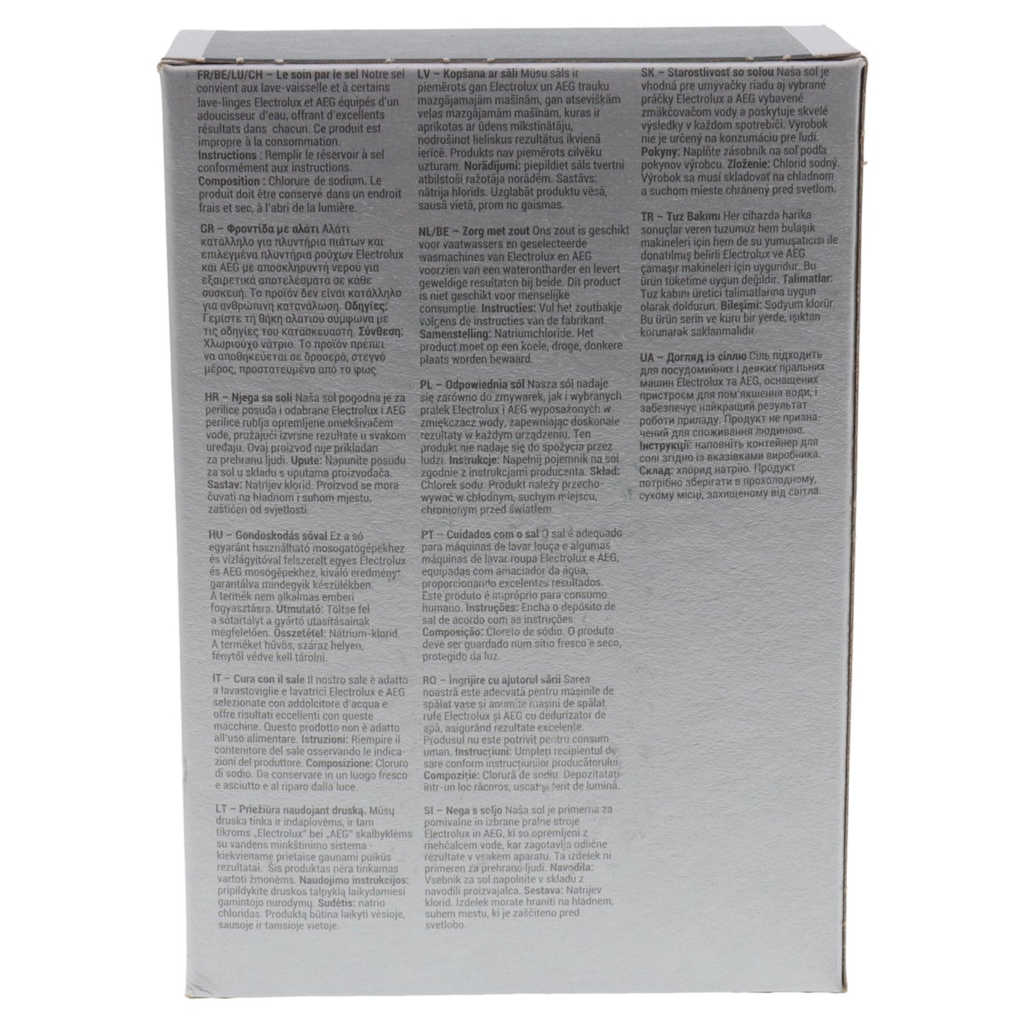 Electrolux AEG Zanussi 1kg sal de lavavajillas lavadora renovación descalcificador