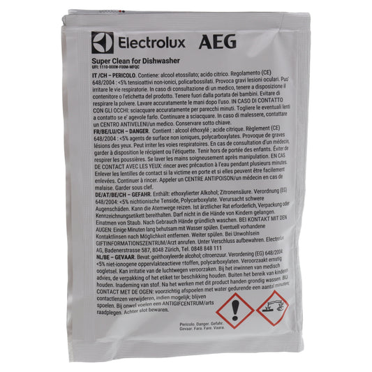 Electrolux 2x polvo Super Clean desengrasante sanitizante lavavajillas potente