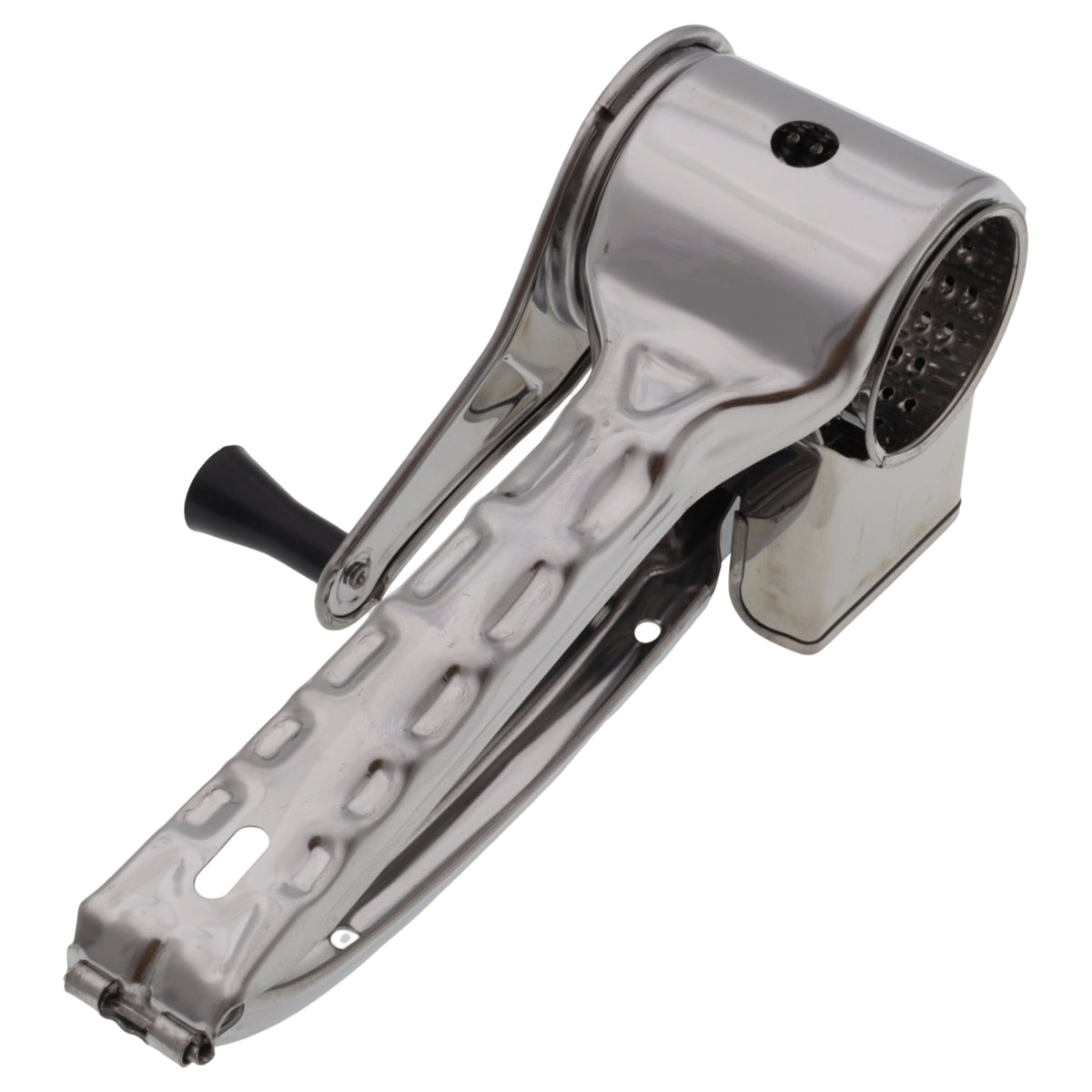 Macinino per noce moscata, grattugia di 3 noci moscate, in acciaio inox con contenitore e manovella per noce moscata intera, fave tonka