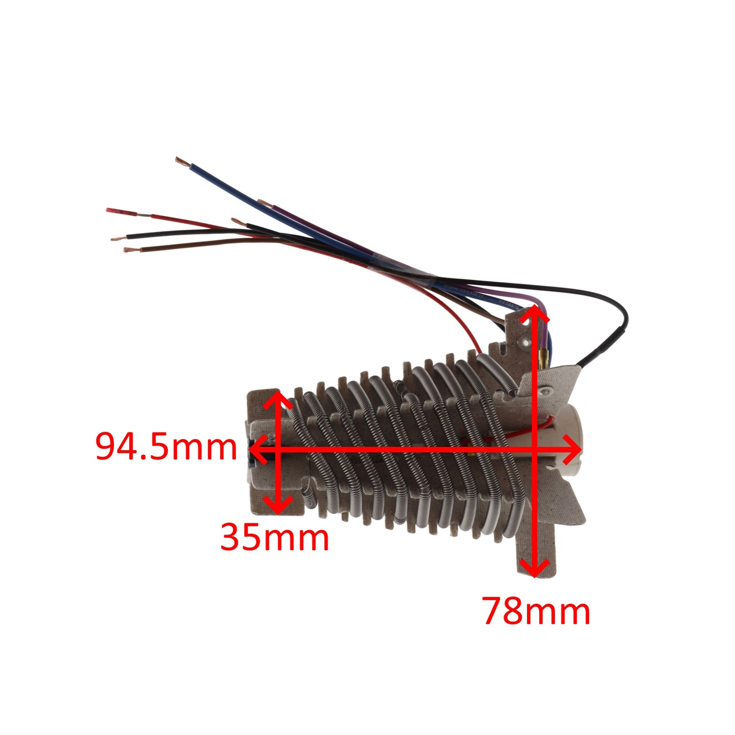 Gammapiù resistenza 94.5mm 1600W 230V phon asciugacapelli Plasma NA4022