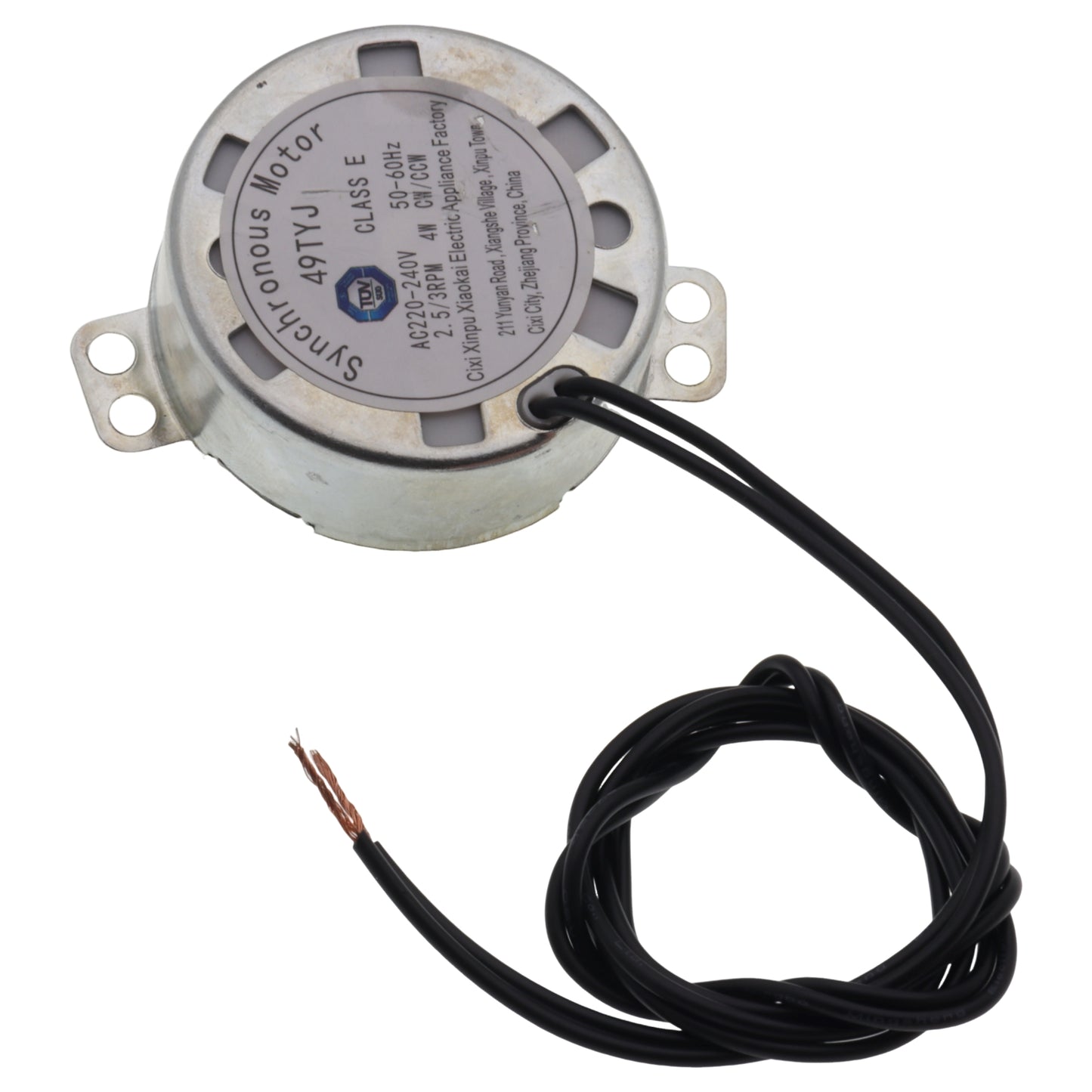 Ariete motor motoventilador Synchronous 49TYJ 220V 4W ventilador Ciclope 807