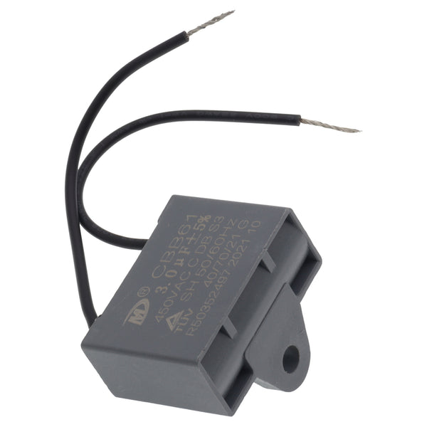 Ariete condensador de arranque CBB61 3.0 uF 450VAC 38mm ventilador Ciclope 807