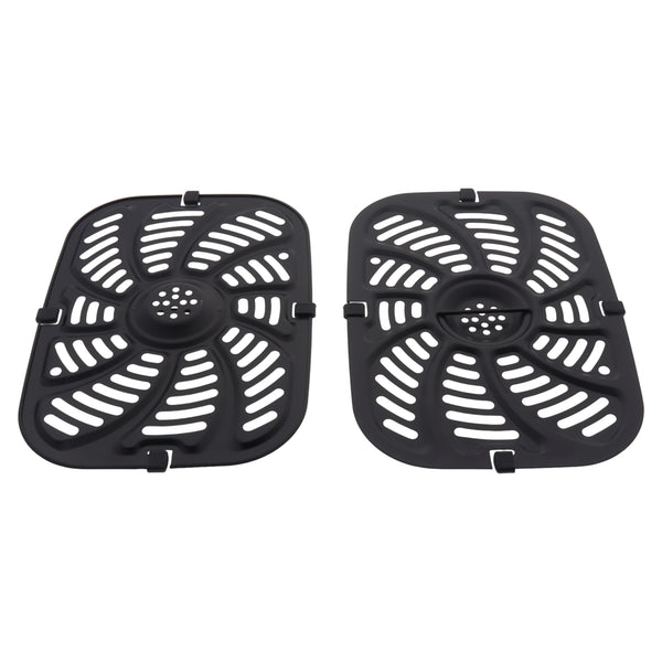 2x griglie 226mm per friggitrice ad aria Ariete Kenwood MasterPro Double 4625 HFM73 BGMP-9175