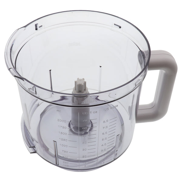 Braun ciotola contenitore 2000ml robot Multiquick 3 5 CombiMax K600 K650 K700 K750 Tribute