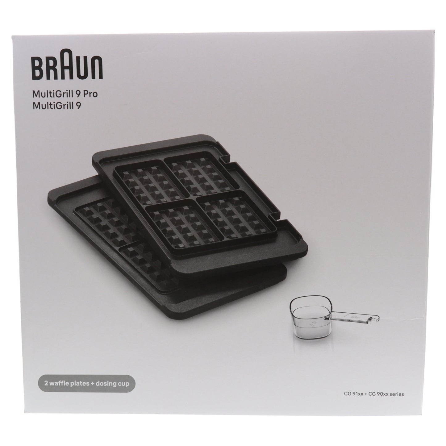 Braun piatti waffle 230V 900W bistecchiera MultiGrill Compact CG9 Pro CG9040 CG9140 CG9167