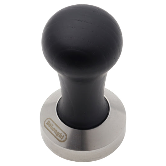 Delonghi coffee tamper 51mm stainless steel and black wood coffee machine