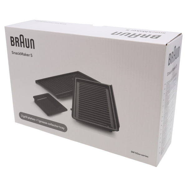 Placas grill Braun placa estriada SnackMaker 5 SM5 SM5000 SM5001 SM5005 SM5038