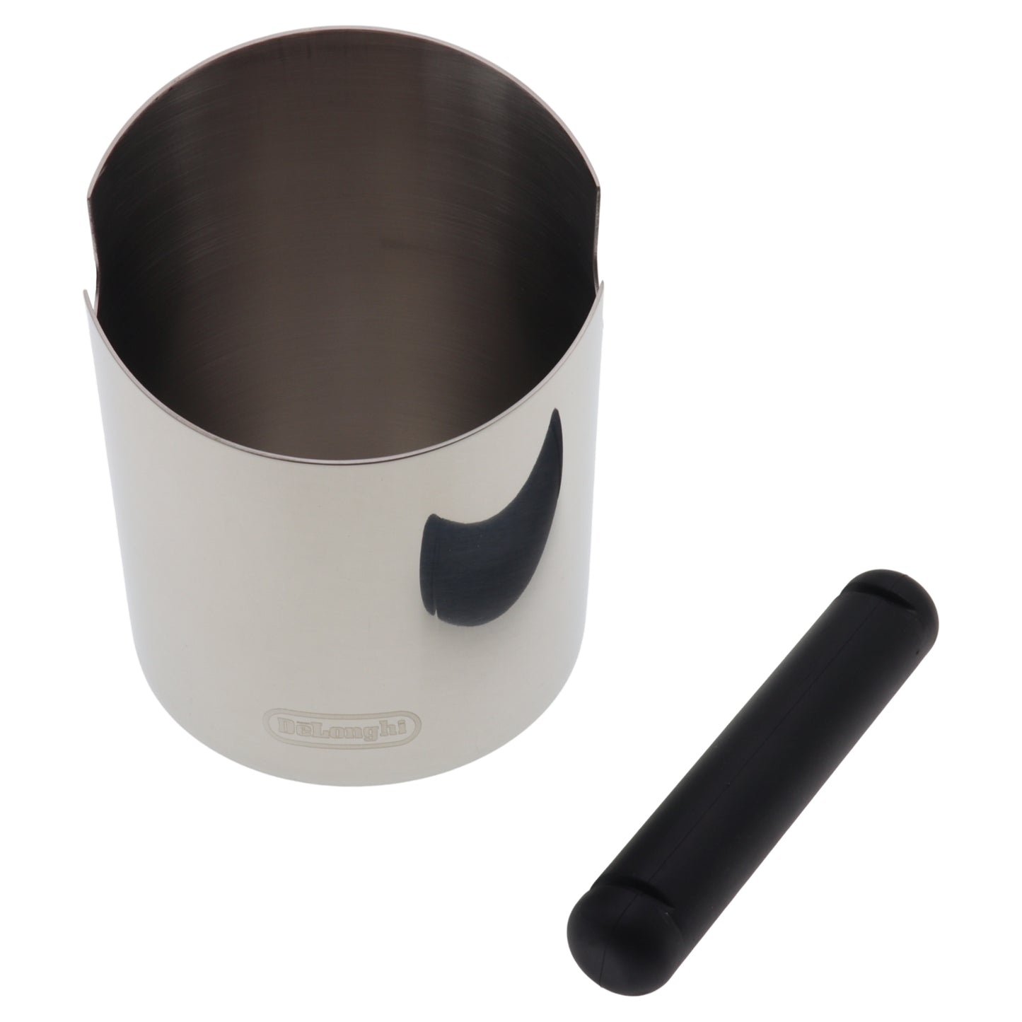 Contenedor de golpes Delonghi 105mm acero inoxidable para máquina de café