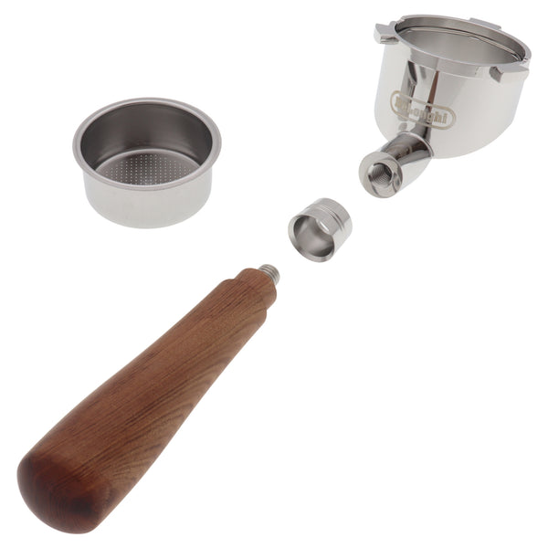 Delonghi braccetto senza fondo in legno per macchina da caffè La Specialista